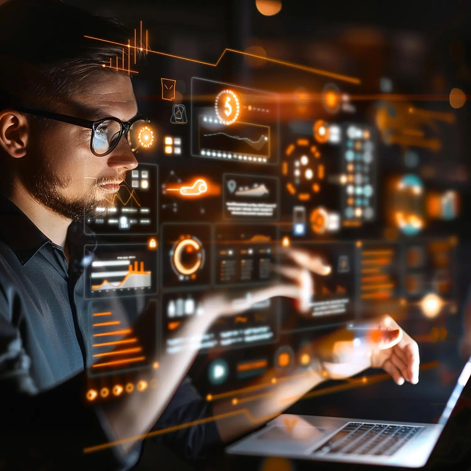 Real-time data engineering dashboard with business intelligence and enterprise analytics